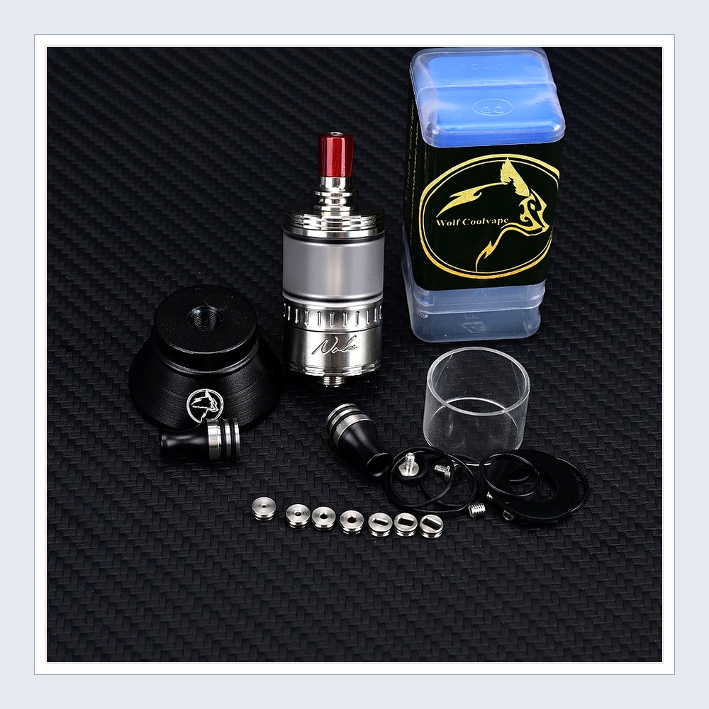 Wolfcoolvape NOLA RTA 3.2ml He - Vaping Air recensie en prijs