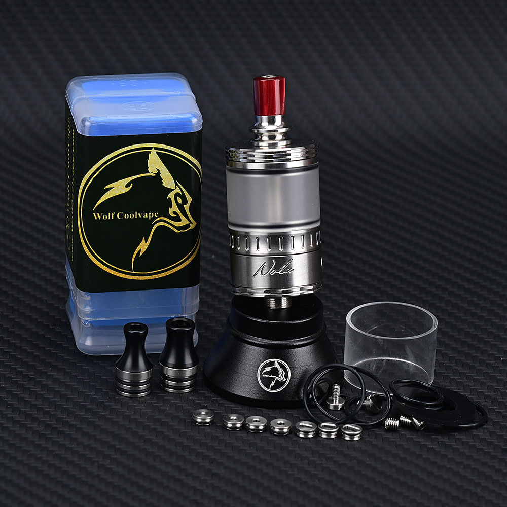 Wolfcoolvape NOLA RTA 3.2ml He - Vaping Air recensie en prijs